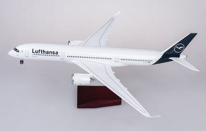 47CM 1:142 Lufthansa AIRBUS A350 Passenger Airplane Landing Gears Resin Model