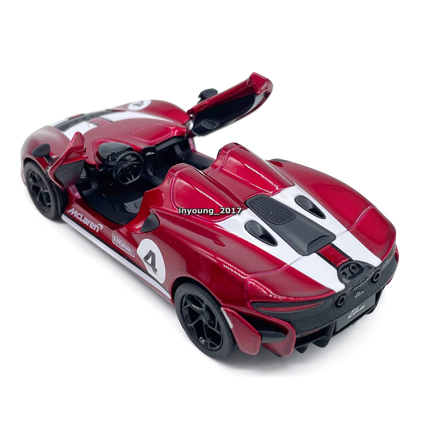 1/36 McLaren Elva Model Toy Car Diecast Toy Vehicle Boys Toys for Kids Gifts Red