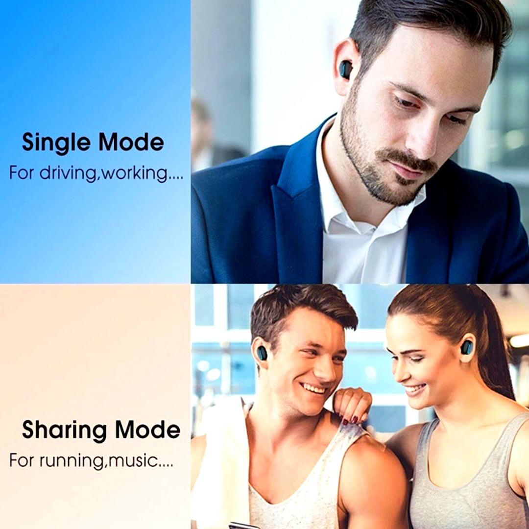 Audifonos para Telefonos Bluetooth 5.0 Inalambricos Auriculares Deportivos LED