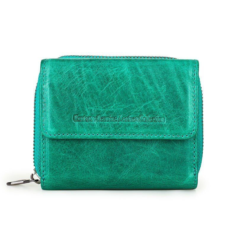 Leather Wallet Women Clutch Bag Coin Purse Small Card Holder 10*12*3.5 CM 160 G