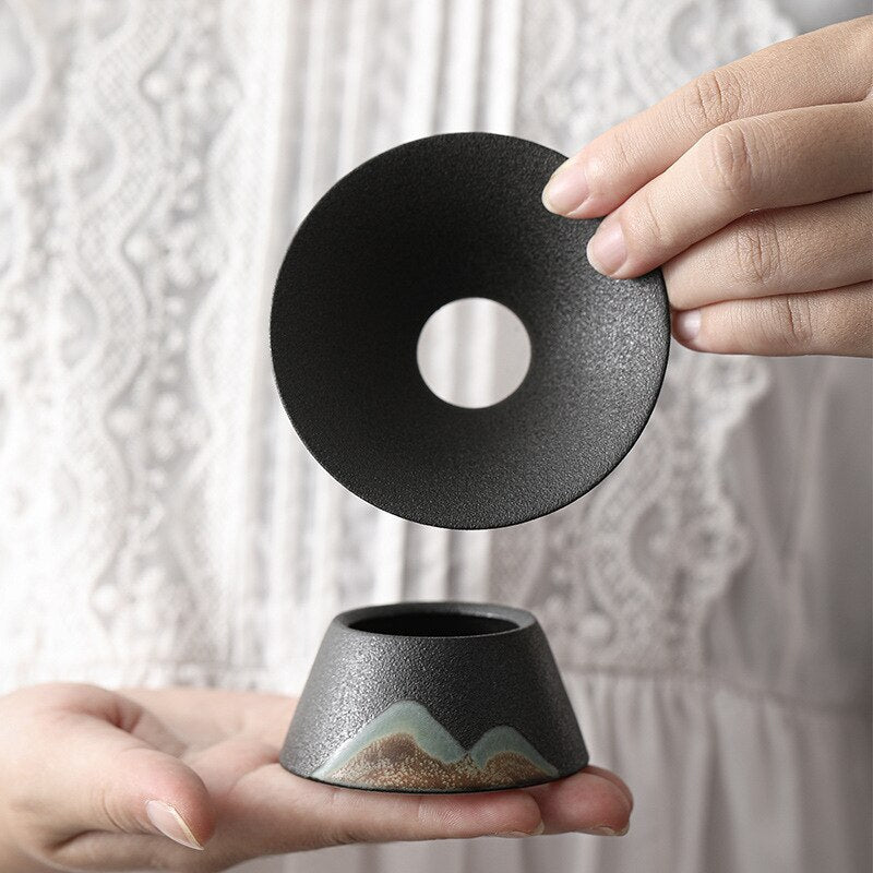 2.9" Tea Strainer Filter Ceramic Tea Strainer Tea Filter Gauze Filter Tea