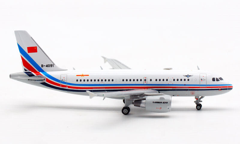 JC Wings China Air Force Airbus A319 B-4091 special 1：400 plane Pre-builded