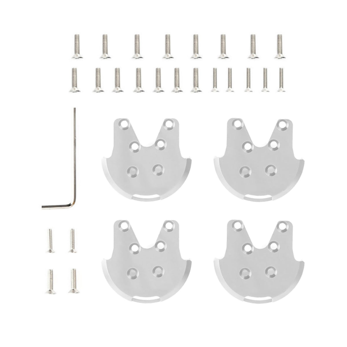 Aluminum Motor Mount Base Protective Plate Set For DJI Phantom 3/2 Drone RC Part