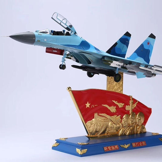 1:32 72CM China Sukhoi SU-30 Fighter Aircraft Diecast Military Airplane Model