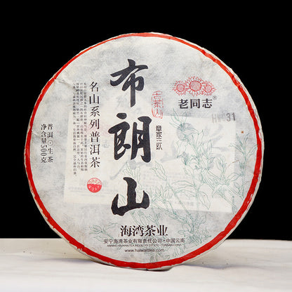 2021 Haiwan Zhang Jia San Dui Puer Raw Tea Bulang Famous Mountain Aged Tree 500g