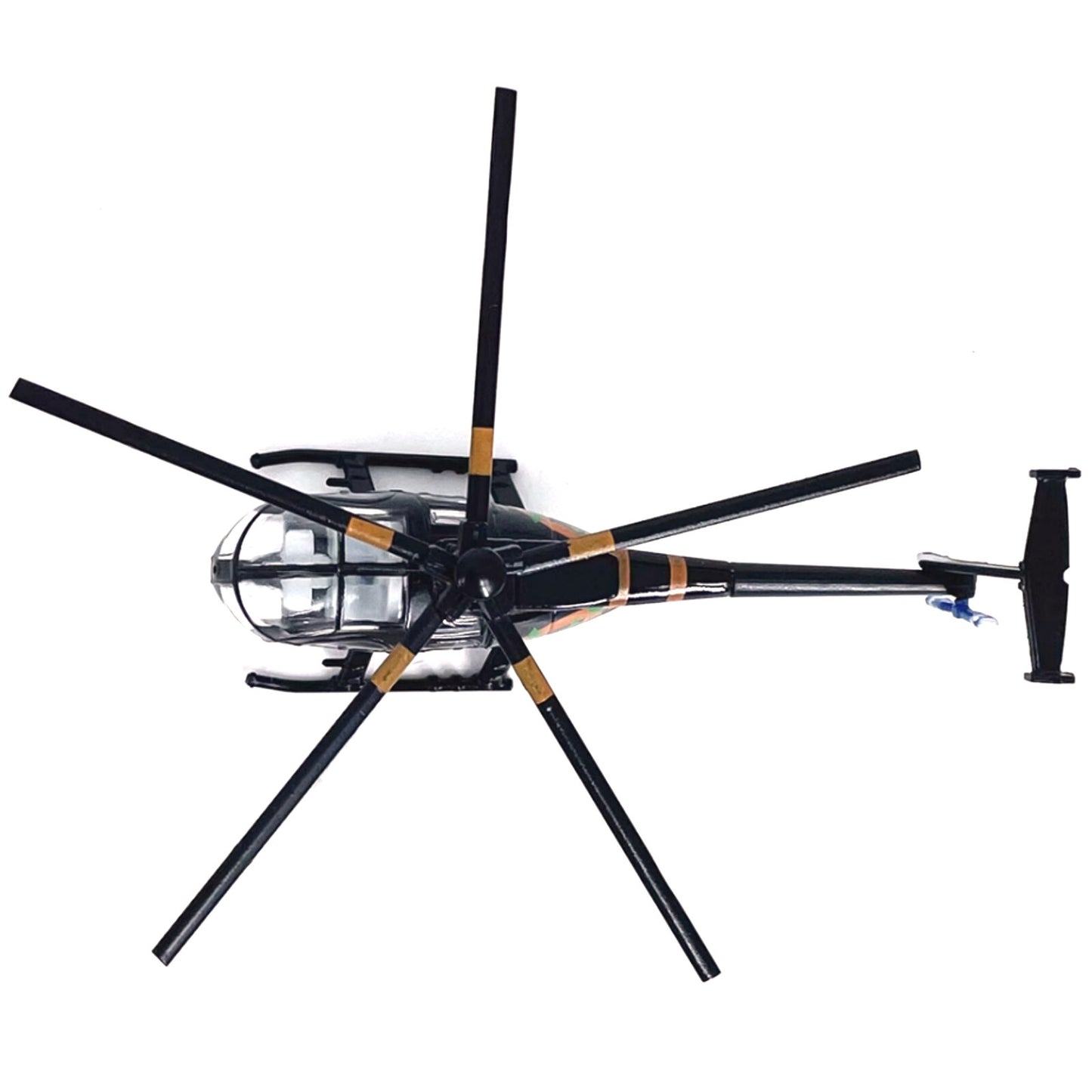 7.4cm Diecast Alloy 1/100 Scale USA Bird MD500 Helicopter Model Collection