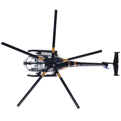 7.4cm Diecast Alloy 1/100 Scale USA Bird MD500 Helicopter Model Collection
