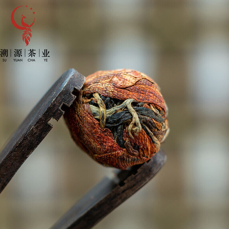 Yunnan Fengqing work black tea handmade dragon pearl small gold ball Dian Hong