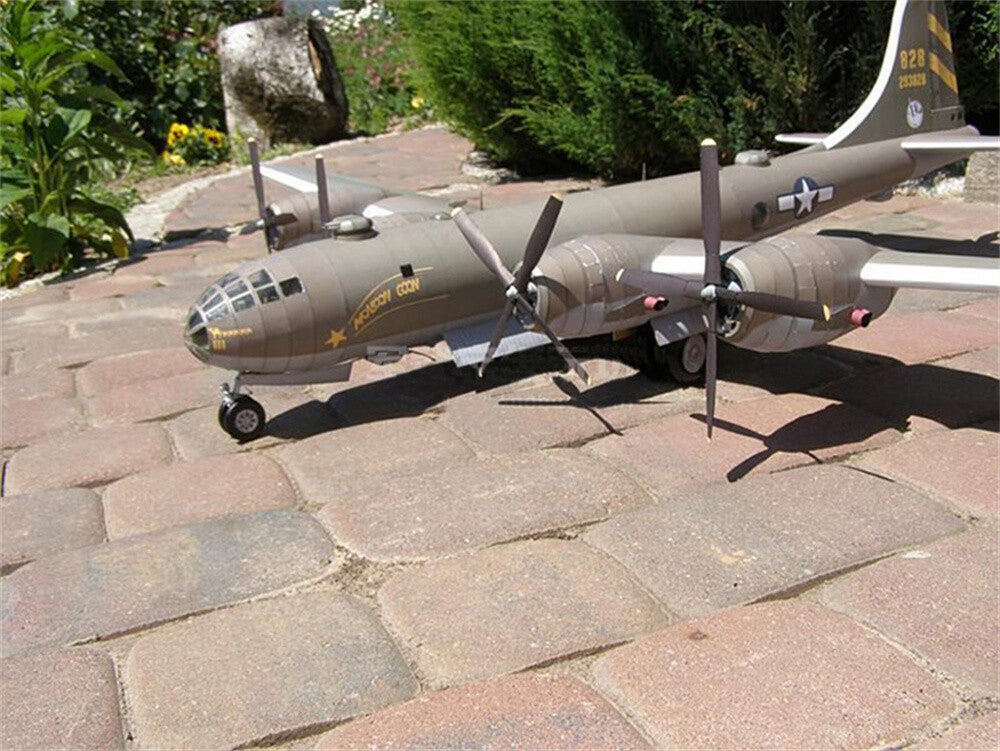 1:47 B-29 SuperFortress Bomber Paper Military Aircraft Airplane Model DIY