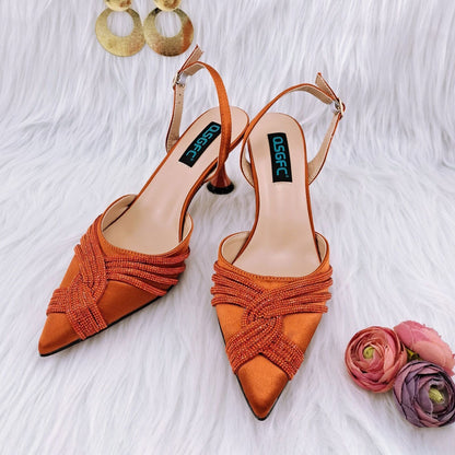 With Cashew Bag Exquisite Banquet Ladies Shoes And Bag