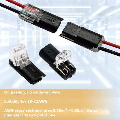 2 Pin Waterproof Electrical Connector Car Automotive Wire Plug Terminal LOT
