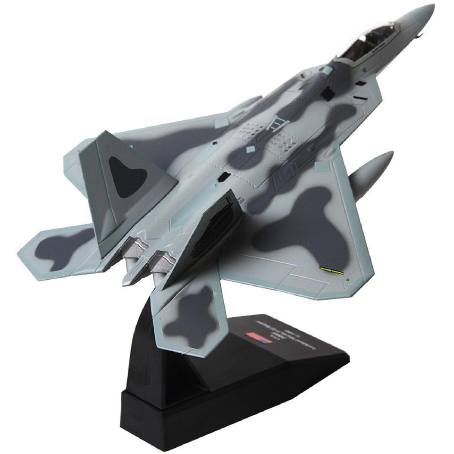 1/100 F-22 Aircraft Model Simulation Raptor Fighter Aviation Military Exhibition