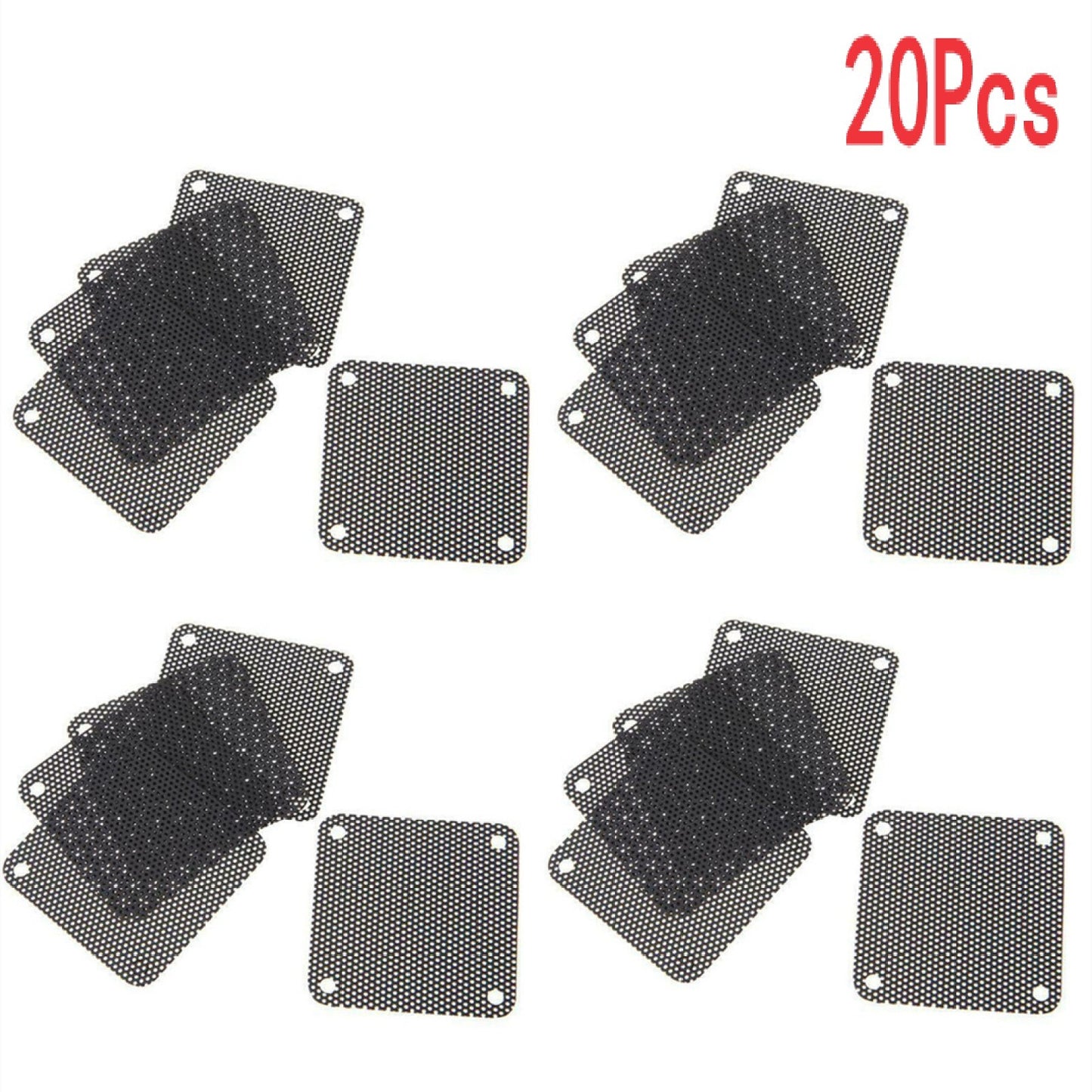 20Pack Elastic Properties Fan Computer Case Dust Filters Frame PC Protective