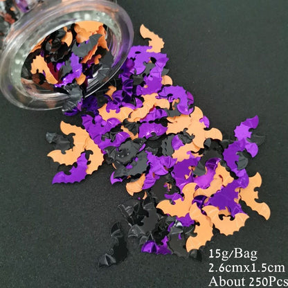Animal Theme Confetti 15g Cat Dog Spider Bat Sequins DIY Party Table Decorations