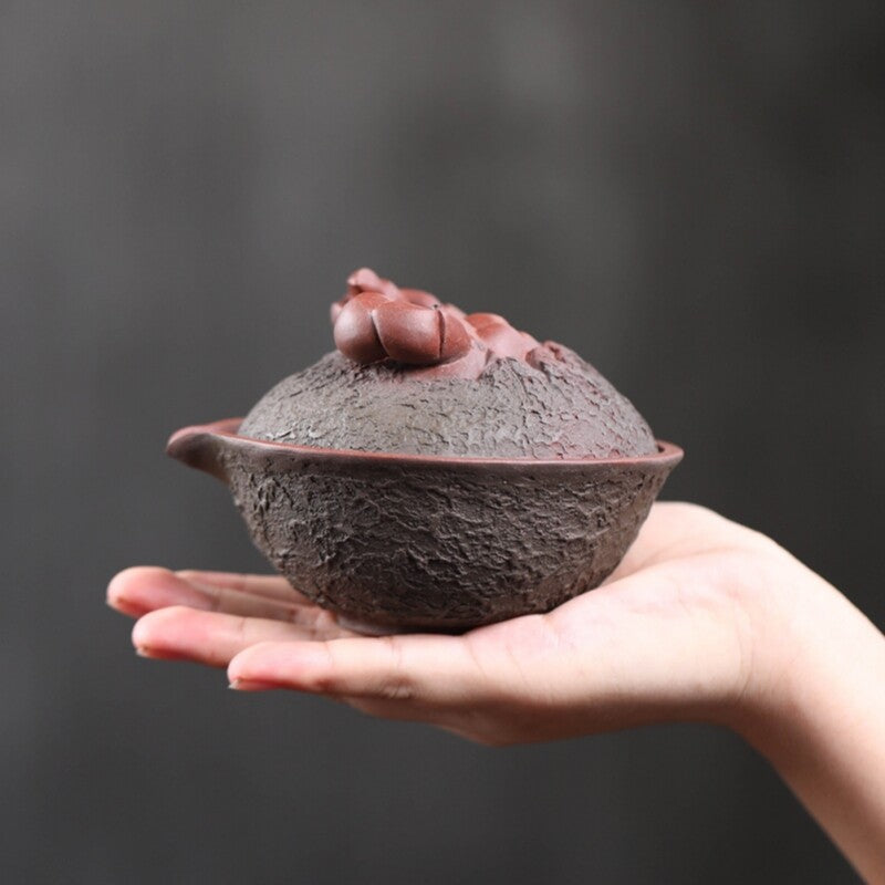 True Yixing Zisha Tea Pot Handmade Crab Statue Master Pot Original Ore Clay Pot
