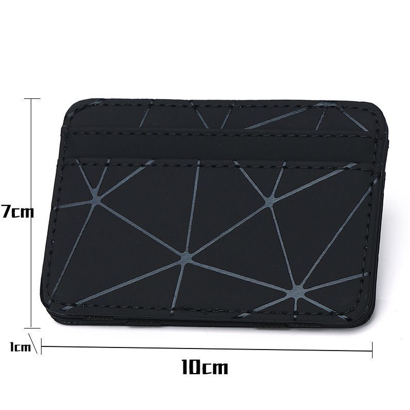 Small Magic Wallet Credit Card Holder Cash Clip Slim ID Purse 7 Colors 7*10*1 CM