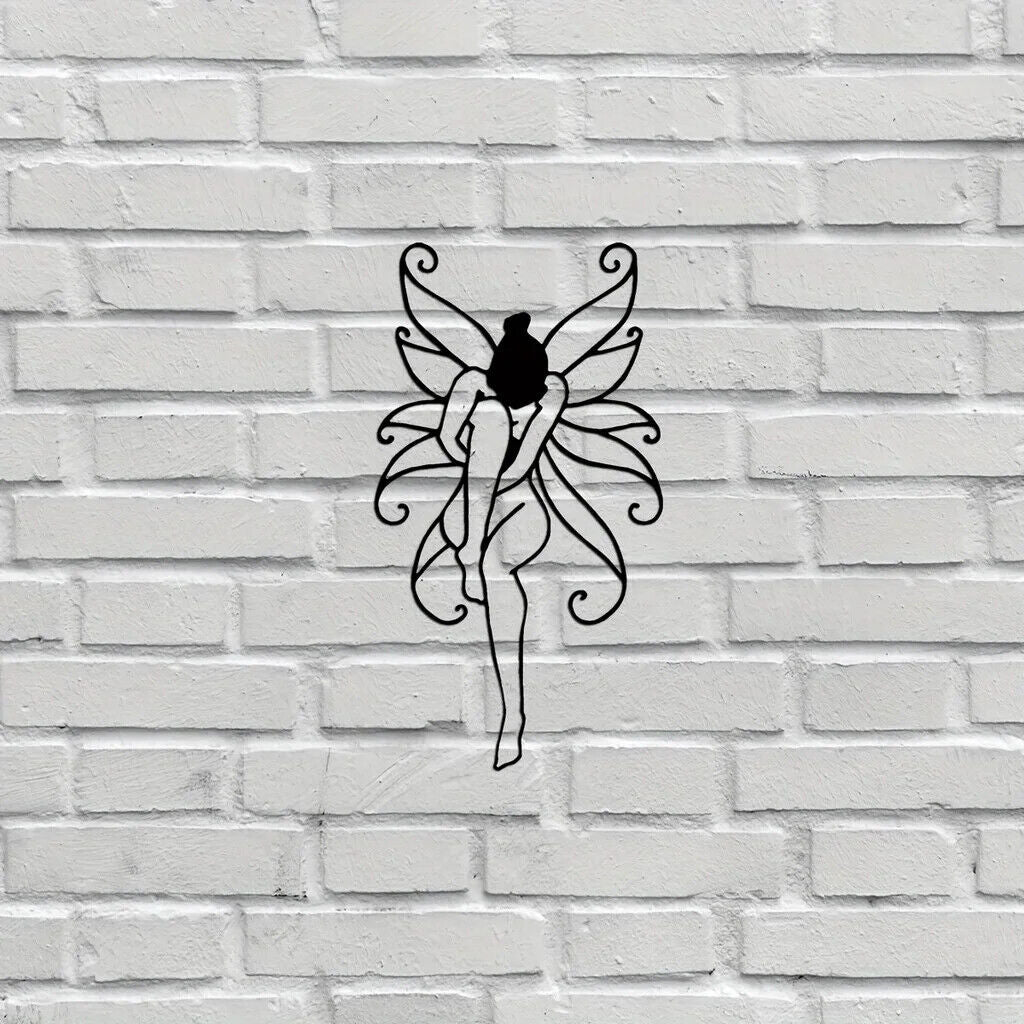 1pc Iron Crafts Flower Figurines Wall Decor, Metal Decor Interior Decoration