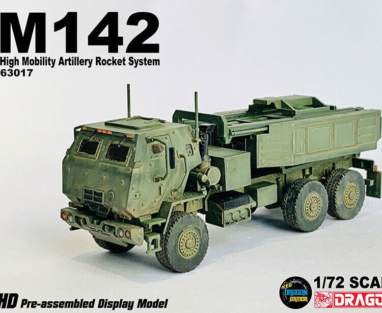 Dragon 63017 1/72 U.S Army M142 Hymas High Mobility Rocket Finished Model