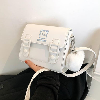 Women Bag Crossbody Shoulder Purse Letter Messenger Handbag Synthetic Leather