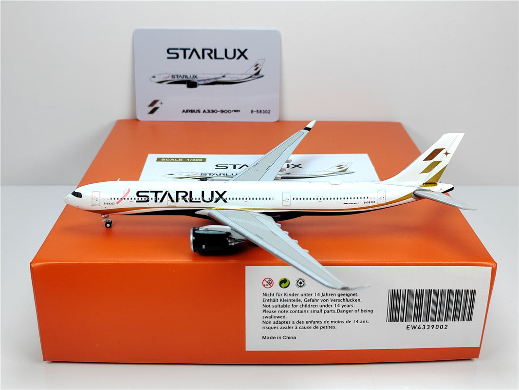 1:400 JC Wings STARLUX AIRBUS A330-900neo Passenger Airplane Diecast Model