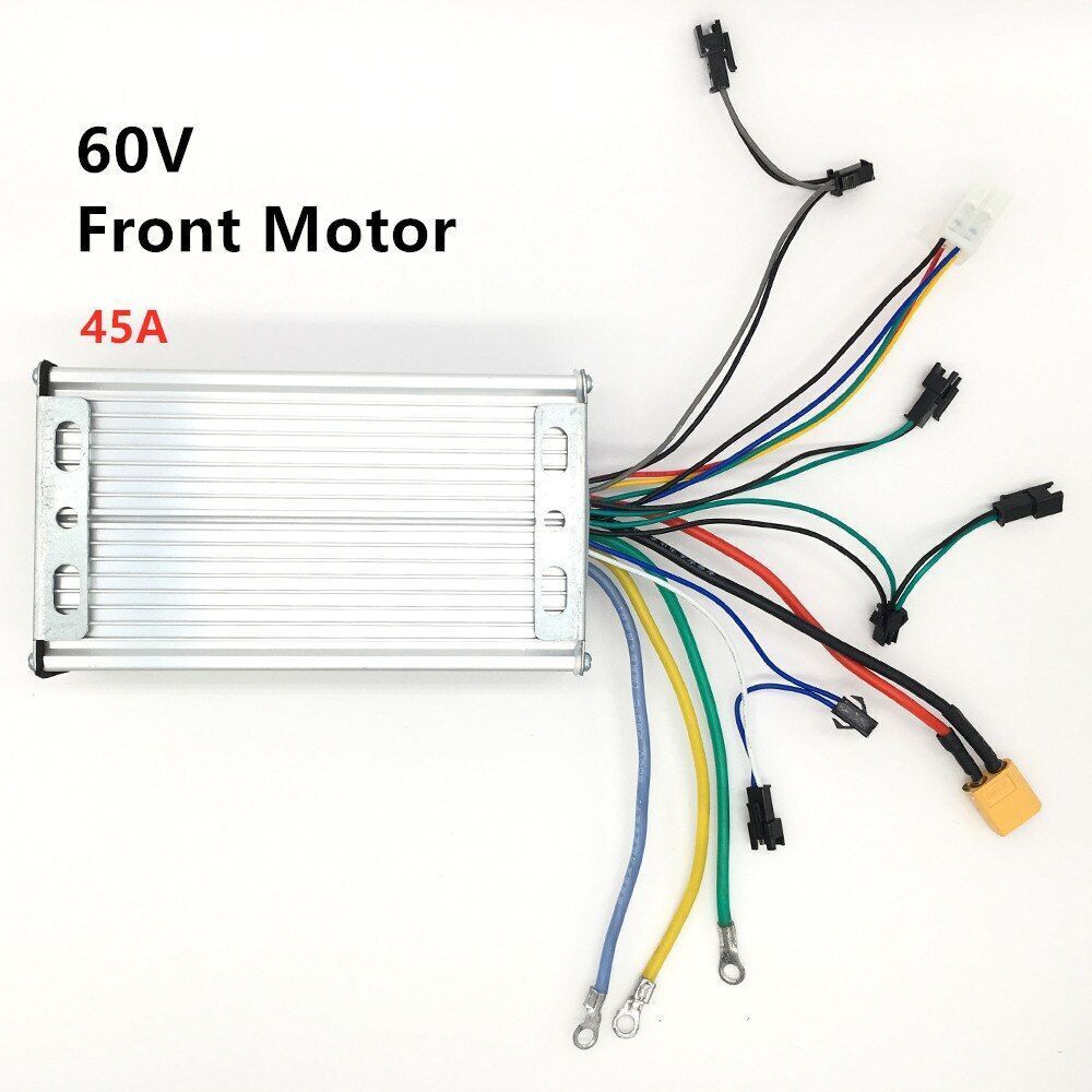 60v / 72v 45a Controller For Dual Motor 3200-7000w Scooter Display Accelerator