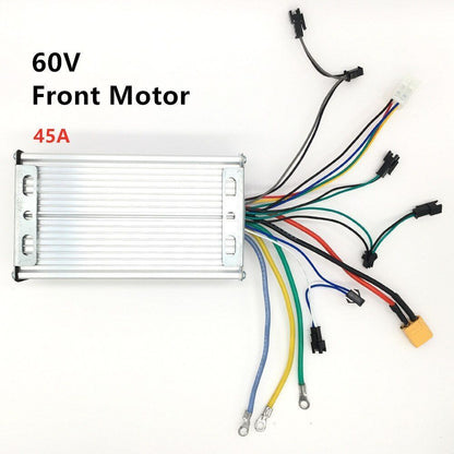 60v / 72v 45a Controller For Dual Motor 3200-7000w Scooter Display Accelerator