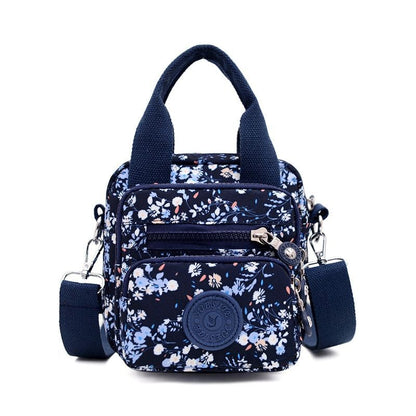 Ladies Shoulder Bag Shoulder Nylon Portable Large Travelling Purses 15*16*15 CM