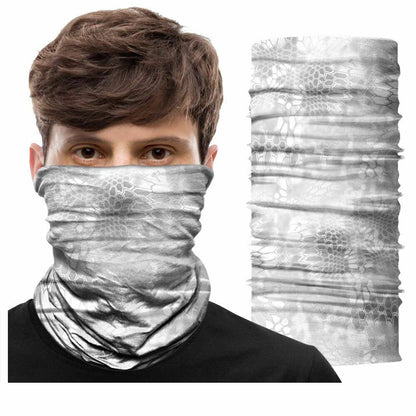 Neck Gaiter Bandana Buff Hiking Camping Hunting Tube Scarf Headwear Mask 50*25CM