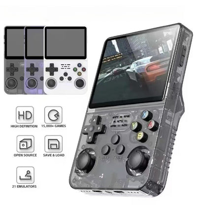 2026 New Upgraded R36s Ultra Retro Handheld Game Console, 128GB Mini Video Game