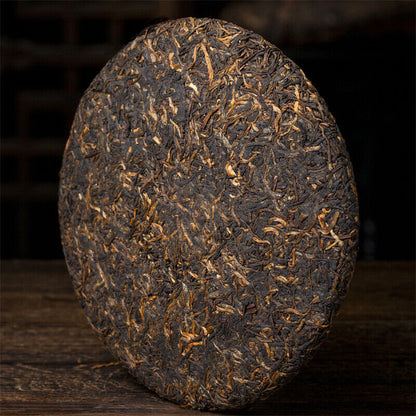 357g Iceland Wuzhai Puerh Tea Ripe Tea Cake Spring Tea Fermentation 12.59OZ
