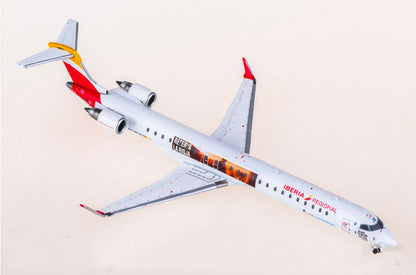 1:400 JC Wings Iberia Bombardier CRJ1000ER Passenger Diecast Airplane Model