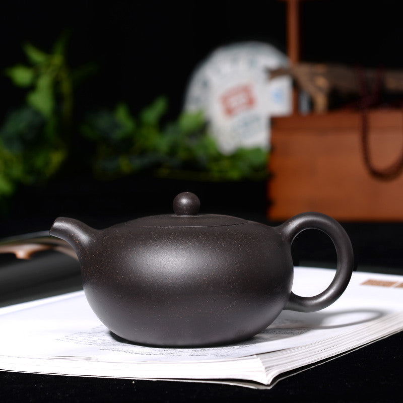 300ml Marked Tea Pot Real Yixing Zisha Clay Pot Handmade Ball Shape Infuser Hole