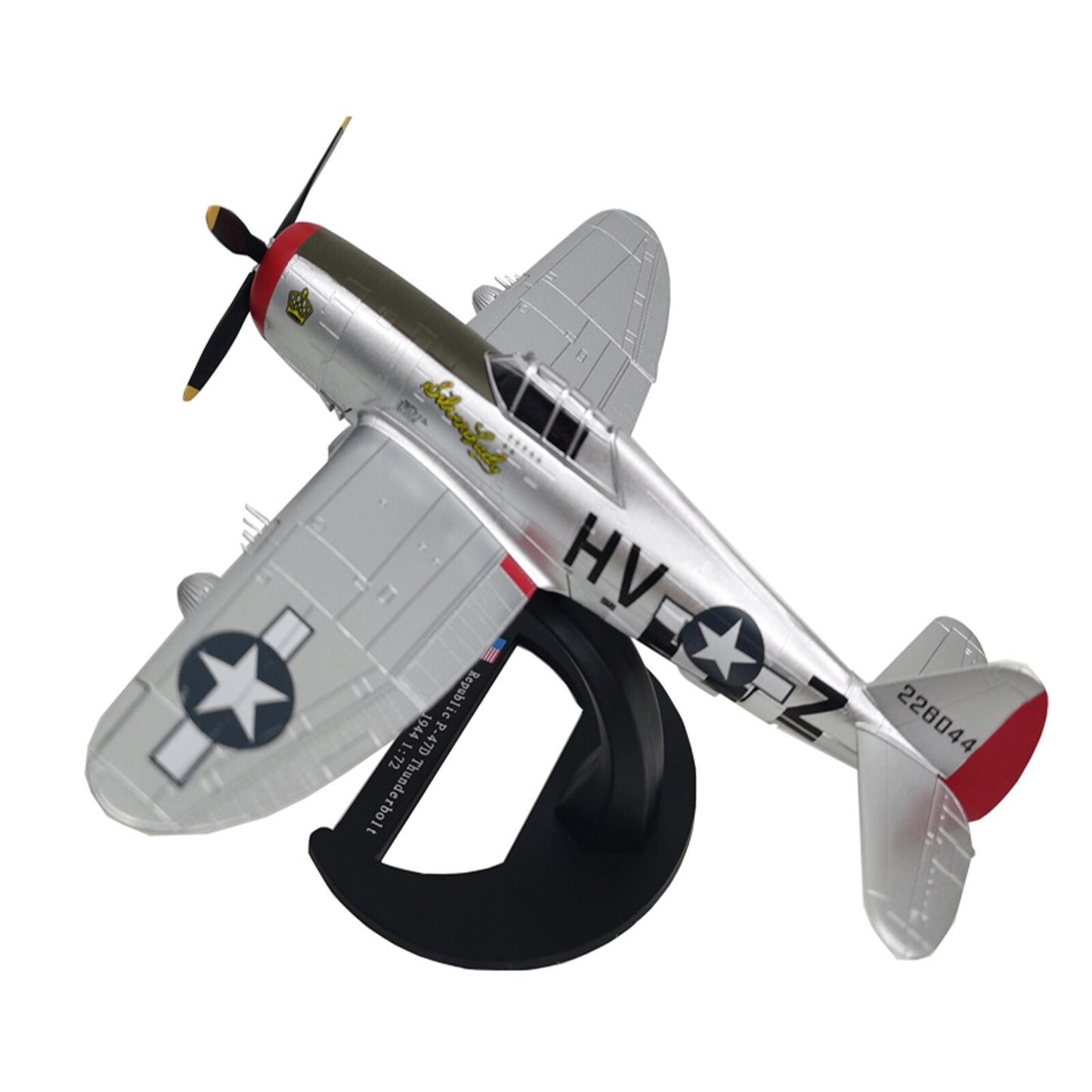 1:72 WWII USAF P-47D Thunderbolt Fighter Alloy Aircraft Miltary Plane Model N