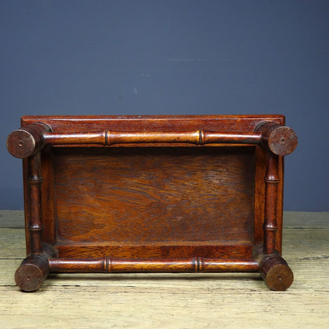 Vintage Rosewood Small Table, Inlaid Abalone "Shi Shi Ru Yi", 26cm