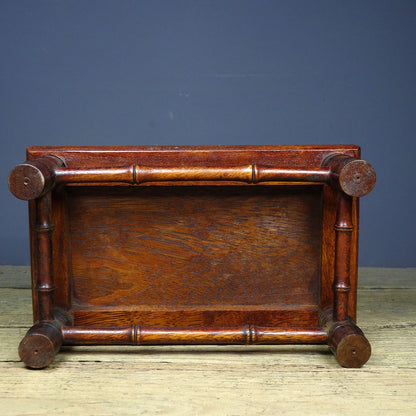 Vintage Rosewood Small Table, Inlaid Abalone "Shi Shi Ru Yi", 26cm