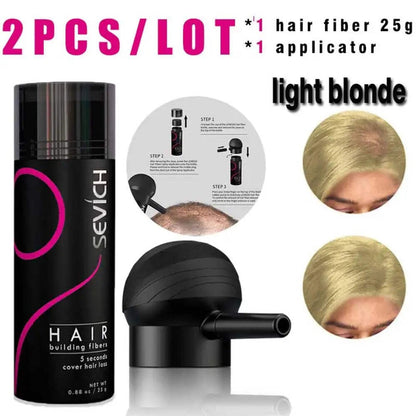Keratin Hair Fiber Set 25g with Applicator