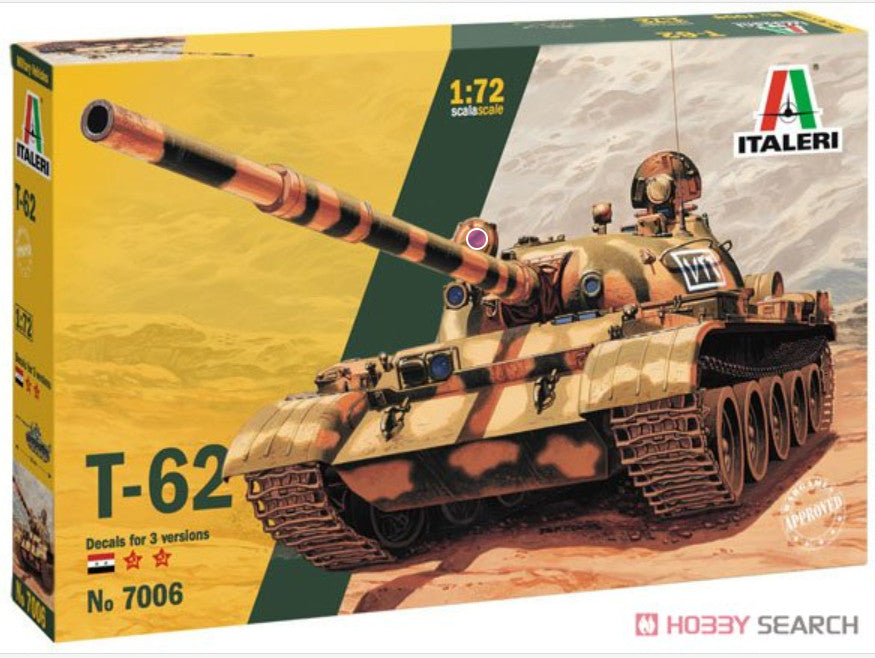 ITALER MODEL IT-7006S 1/72 Soviet T-62 (Plastic model)