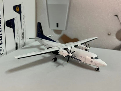 1:200 JC Wings Team Lufthansa Fokker 50 Passenger Plane Diecast Aircraft Model