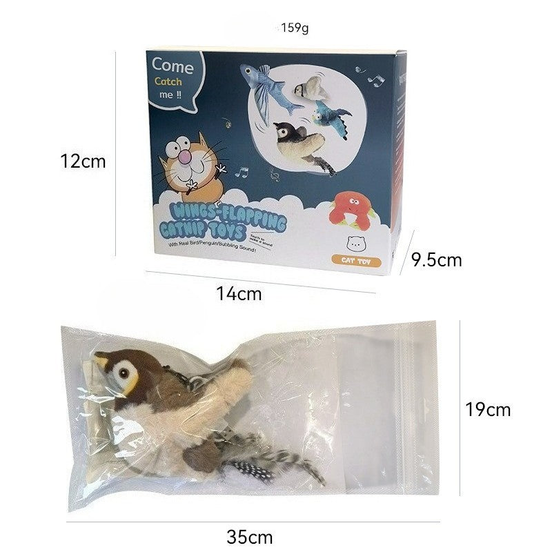 Plush tapping, shaking, bird, electric cat, dog, self fun simulation toy--us