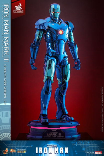 In Stock New Hot Toys 1/6 IRON MAN MMS814D71 MARK Ⅲ Stealth Mode Version 2.0！