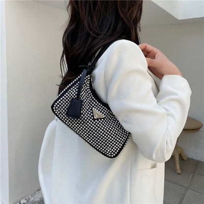 Leather Underarm Shoulder Bag Fashion Small Purse Handbag Tote Bag 15*23*6CM 1PC