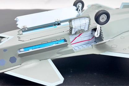 1:48 45CM China J-20 Stealth Fighter Jet Plane Diecast Military Aircraft Model