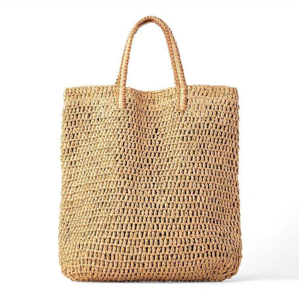 Straw Bag for Womens Summer Beach Bag Woven Tote Bag Large Rattan Shoulder Bag