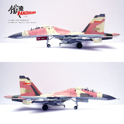 1:72 Panzerkampf PLA Imaginary Enermy Squadron SU-30MKK Fighter Diecast Model
