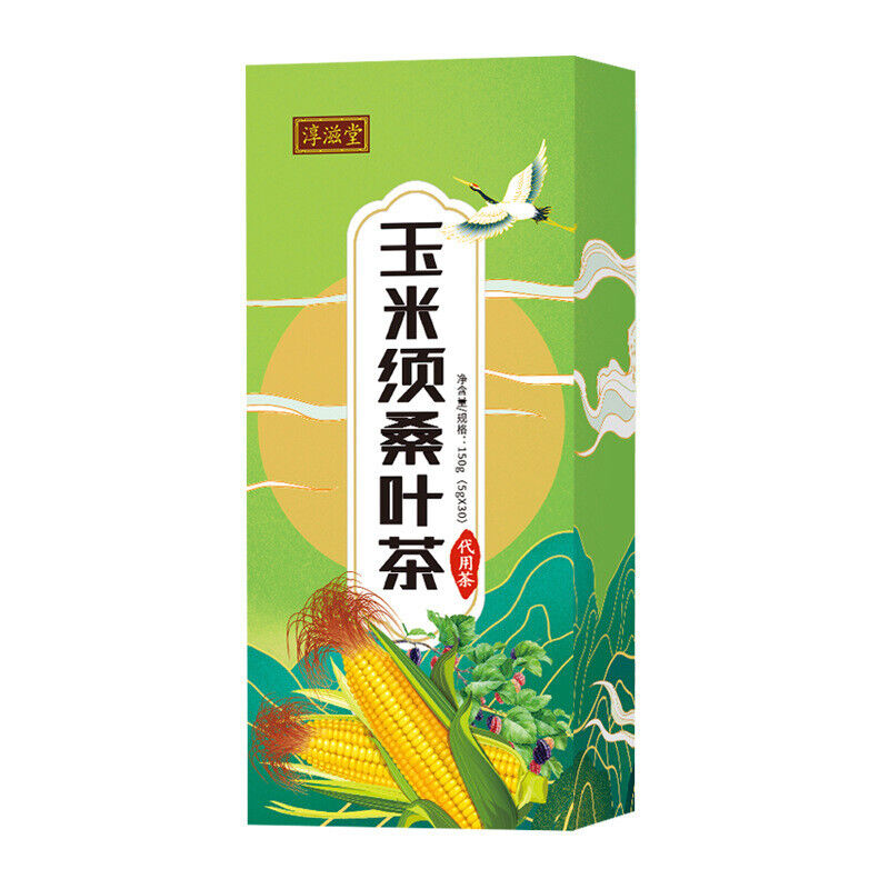 150g/30bags mulberry leaf tea corn husk lower blood pressure health care tea bag