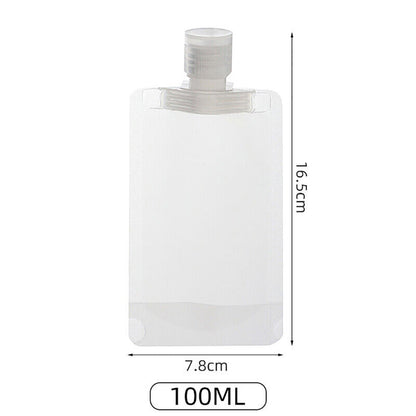 Makeup Fluid Bottle Packaging Bottle Portable Travel Bottle Cosmetic Packing Bag