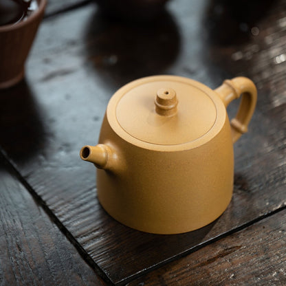 280ml Chinese Yixing Zisha Tea Pot Ball Shaped Infuser Holes Pattern Teapot