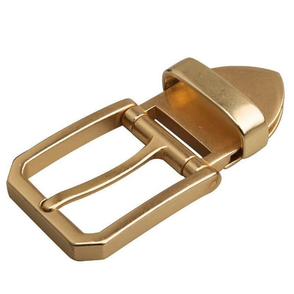 Men Belts Buckles Pin 40mm Solid Pure Brass Durable Bags Replacement Accessories