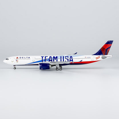 NG 1/400 Delta Air Lines A330-900neo N411DX TEAM USA alloy aircraft model