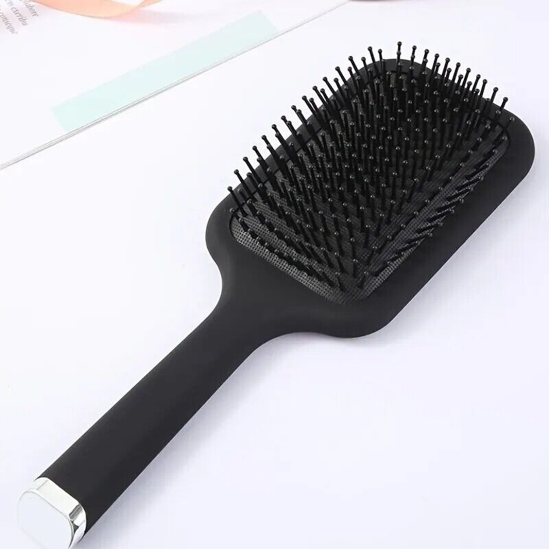 Hair Brush Resin Air Cushion Comb Medium Paddle Anti-Static Scalp Massage 26x9cm
